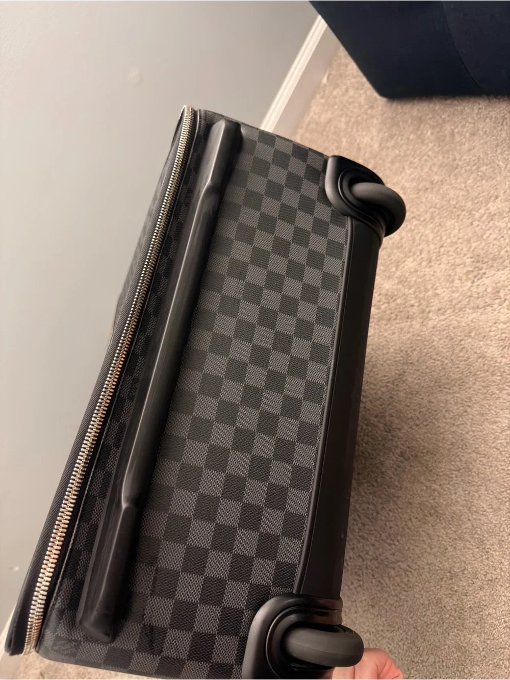 100% AUTHENTIC Louis Vuitton Damier Graphite Pégase 65